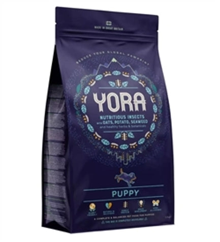 [102073-2] Yora Pet Foods Insect Protein Puppy Dry Dog Food - 12KG