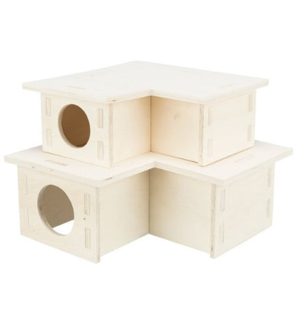 [205880-1] Trixie 3 Chambers Small Pet House 25X10X25CM