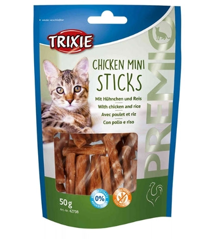 [101050-1] Trixie Premio Mini Sticks Cat Treats - 50G