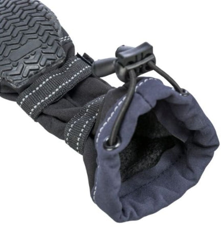 [205879-4] Trixie 2pcs Active Long Paw Protection Walker for Dogs - BLACK/MEDIUM