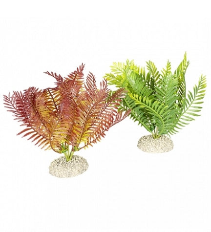 [407152-2] Aqua D'Ella Plant Bolbitis for Aquariums - GREEN/17.5CM