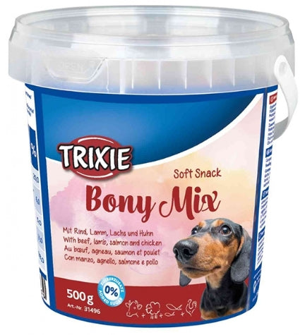 [101012-1] Trixie Soft Snack Bony Mix Dog Treats - 500G
