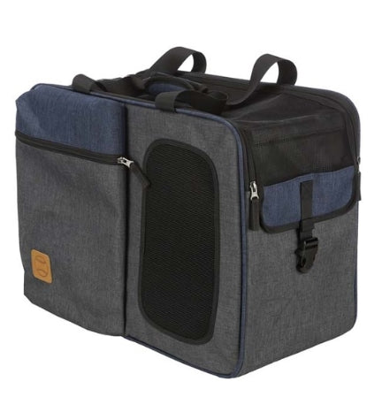 [204840-1] Trixie Tara 2in1 Backpack and Carrier for Dogs - GREY/25X38X50CM