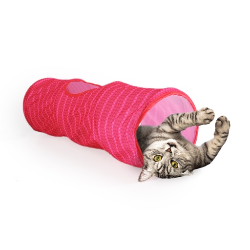 [AP2140] afp-All for Paws Modern Cat Tunnel Pink