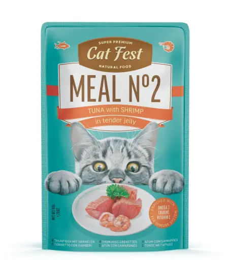 [79217940] Cat Fest Meal No 2 Cat Food in Jelly-Tuna With Shrimp 50gm