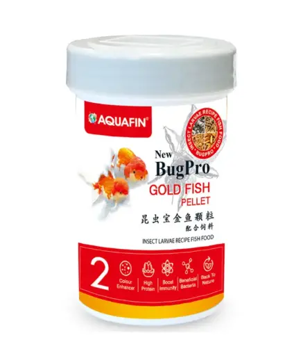 [6938104090259] KW Zone Aquafin BugPro Gold Fish Pellet 100ml