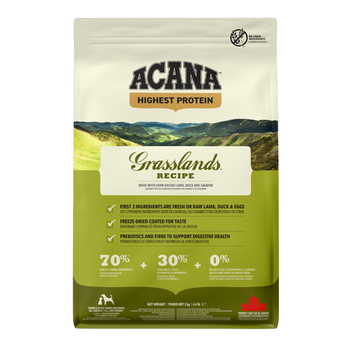 [106747-1] Acana Grasslands Recipe Dry Dog Food 2kg