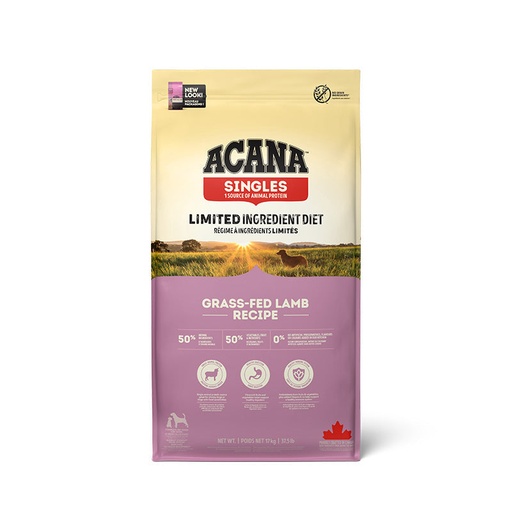 [106670-1] Acana Limited Ingredient Diet Grass Fed Lamb Dry Dog Food 2kg