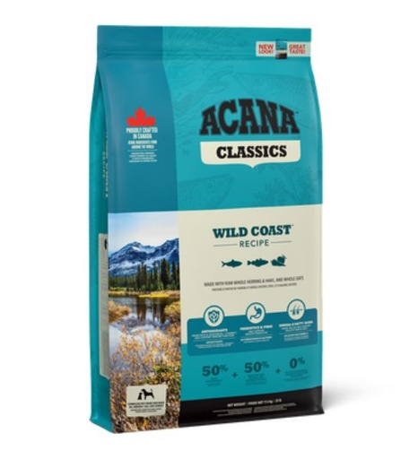 [100226-2] Acana Classic Wild Coast Recipe Dry Dog Food 9.7kg