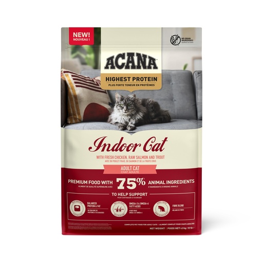 [106544-1] Acana Highest Protein Indoor Dry Cat Food - 1.8KG