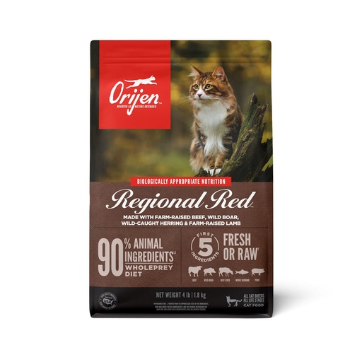 [106749-2] Orijen Regional Red Dry Cat Food - 1.8KG