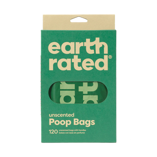[BG0016] Earth Rated Easy-Tie Handle Poop Bags 120 bags Unscented