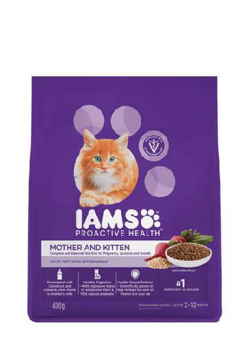 [106875-1] IAMS Proactive Health Mother&Kitten Dry Food - 400G