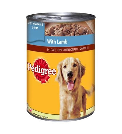 [101334-1] Pedigree Lamb in Loaf Wet Dog Food - 400G
