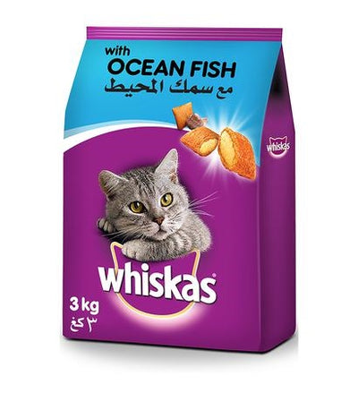 [101320-2] Whiskas Adult Ocean Fish Dry Cat Food 1.2KG