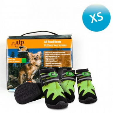 [AP8068] afp-All for Paws Outdoor Dog Shoes Green XS