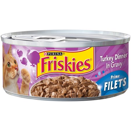 [19070007] Purina Friskies Prime Filets Turkey Dinner in Gravy Canned Wet Cat Food 24x 5.5oz(156gm) Cans