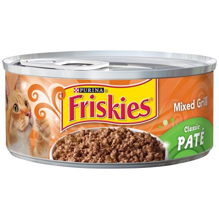 [19030034] Purina Friskies Mixed Grill Flavor All Ages Canned Wet Cat Food 24x 5.5oz Cans