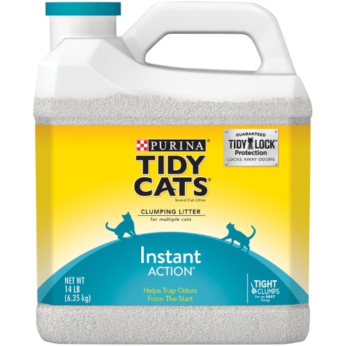 [19020003] Purina Tidy Cats Instant Action Clumping Cat Litter Floral Scent 3x 14 Lb Jugs