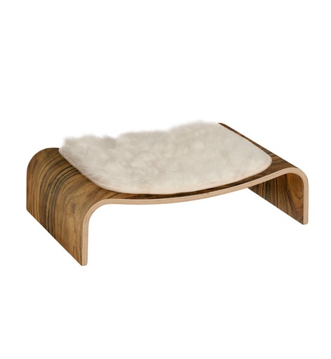 [HA52057] Hagen Premium Cat Furniture V Lounge Walnut