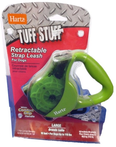 [32700011024] Hartz Retractable Strap Leash Large 16ft 4.9M for Dogs Upto 49.9 kg - 110LB