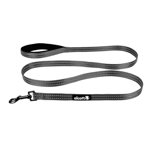 [ALLSHMDESGG] Alcott Adventure Dog Lead Grey Medium