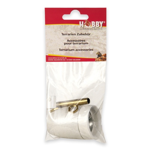 [HO37064] Hobby Terrarium, Porcelain Socket E27 - Brass Thread