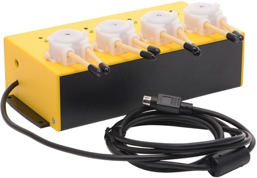 [IKS-2004] IKS Aquastar Vario 4 Pro -Aquarium Dosing Pump 4 Channel, Yellow