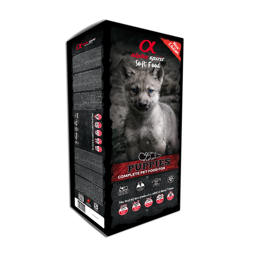 [AH3004209] Alpha Spirit Soft Food for Puppies 9 kg box (45 trays x 200 g)