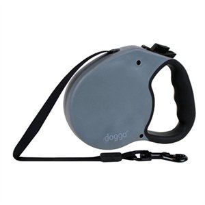 [ALDGORLSHGGLG] Alcott Doggo everyday retractable leash 5m, L, grey