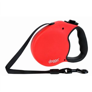 [ALDGORLSHRDLG] Alcott Doggo everyday retractable leash 5m, L, red