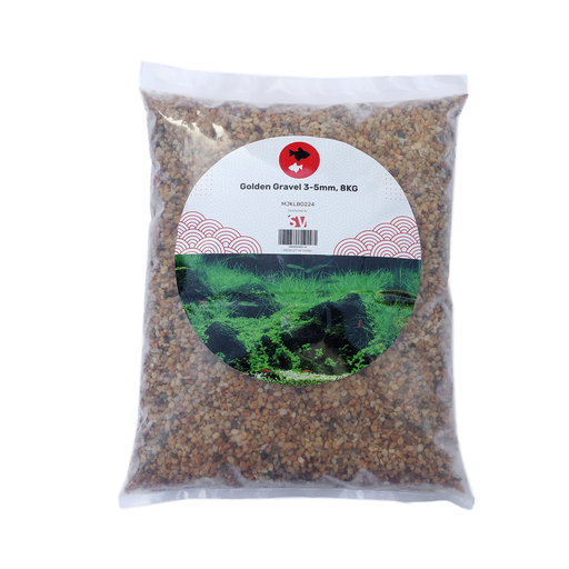 [MJKLBO224] SV Aquarium Deco Golden Gravel, 3-5 mm, 8 kg