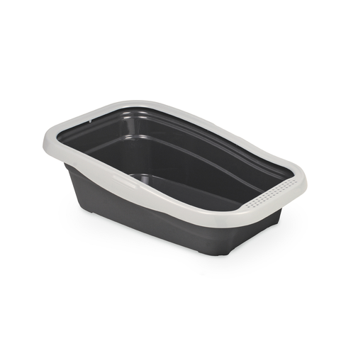 [MPS08120102] MPS2 Nella Cat Litter Tray with Frame Grey 58 x 37.5 x 18 cm