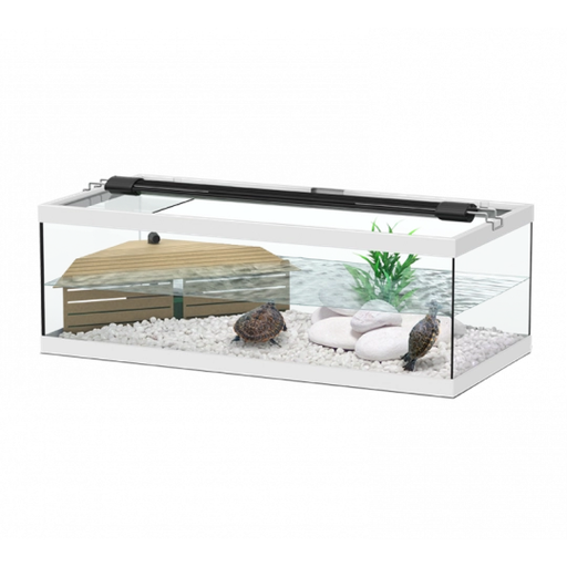 [TR09316] Terratlantis Tortum Turtle Tank White, 75x36x25 cm