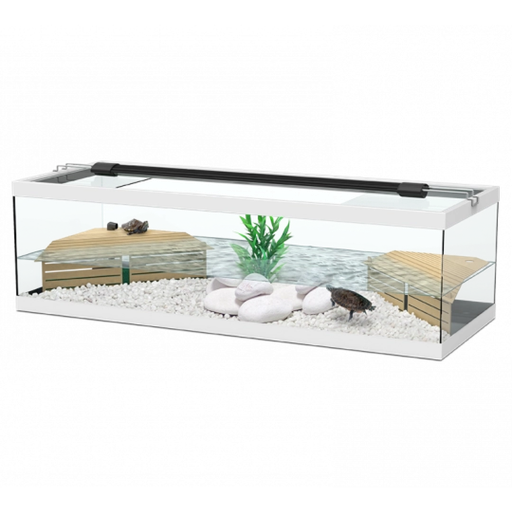 [TR09318] Terratlantis Tortum Turtle Tank White, 104x40x30 cm