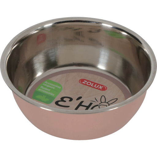 [ZL205146] Zolux Ehop Inox Bowl Pink 200 ml
