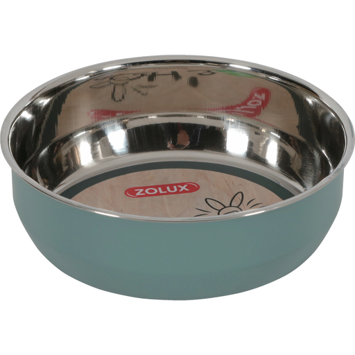 [ZL205147] Zolux Ehop Inox Bowl Green, 400 ml