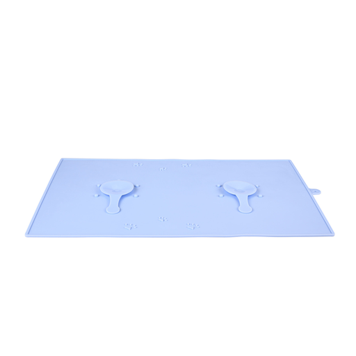 [ZL474602BLE] Zolux Silicone Bowl Mat with Suction Cup, Blue