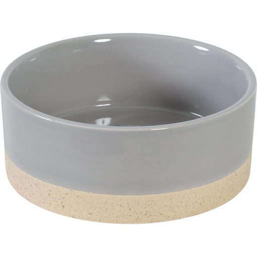 [ZL475317GRI] Zolux Olaria Ceramic Bowl Grey 750 ml