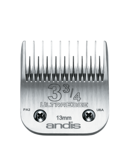 [AN63980] Andis UltraEdge Detachable Carbonized Steel Pet Animal Coat Clipper Blade 3 3/4mm -13mm