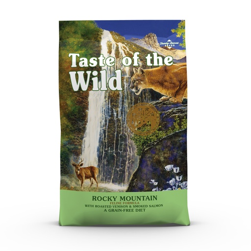 [9765] Taste of The Wild Rocky Mountain Feline Recipe With Roasted Venison & Smoked Salmon Cat 2kg 
