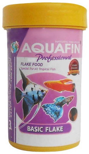 [FFBFAF250] KW Zone Aquafin Basic Flake Aquarium Floating Staple Fish Food 250ml