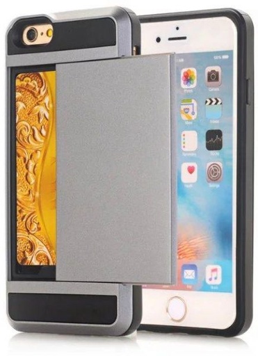 [VIP6P-GREY] Verus Damda iPhone 6 Plus 5.5inch Case Dual Layer Protective with Card Slot Grey