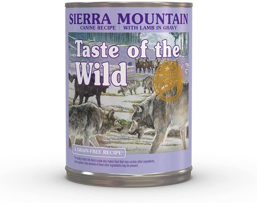 [246] Taste of The Wild Sierra Mountain Canine Recipe With Roasted Lamb 390gm