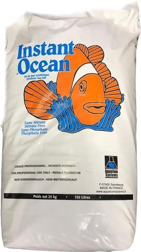 [AS210047] Aquarium Systems Instant Ocean Sack 25kg/750L