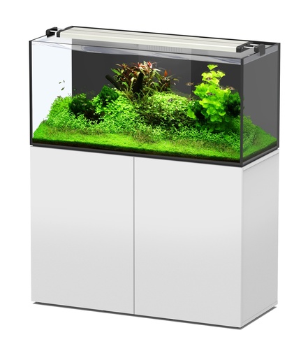 [AQ12416] Aquatlantis Aquaview 120 Aquarium + Cabinet 278L 2WD White LWH 120x50x55cm