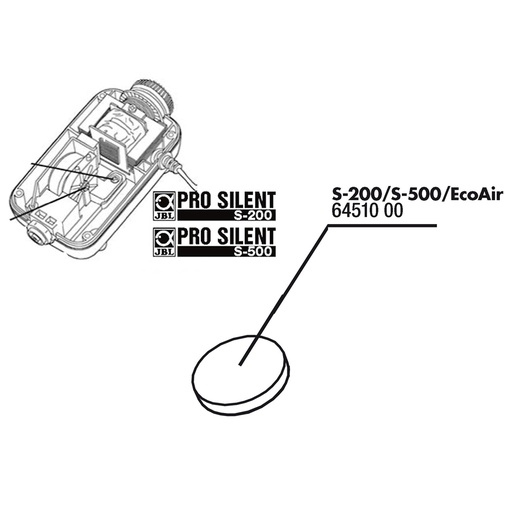 [JB6451200] JBL Spare Parts Prosilent S-200/500 Spare Parts
