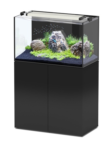 [AQ12413] Aquatlantis Aquaview 92 Aquarium + Cabinet 212L 2WD Black LWH 92x50x55cm
