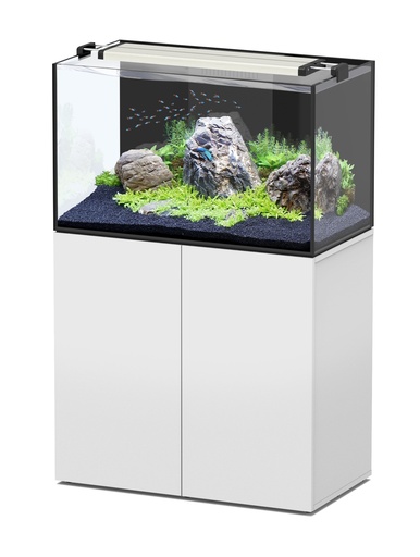 [AQ12414] Aquatlantis Aquaview 92 Aquarium + Cabinet 212L 2WD White LWH 92x50x55cm