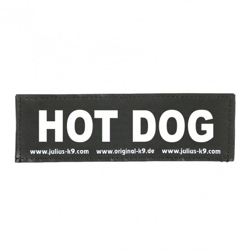 [JL162LR-G-32540] Julius-K9 Hot Dog Patch - Large